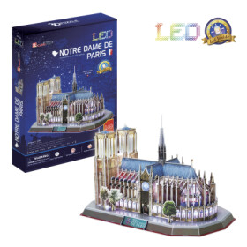 Puzzle 3D Notre Dame de Paris dílků
