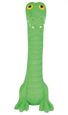 TRIXIE Krokodýl latex stojící 18 cm / Hračka pro psy / Se zvukem (091870)