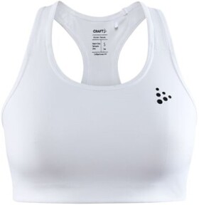 Běžecká podprsenka CRAFT Training Classic - bílá Velikost textilu: XL