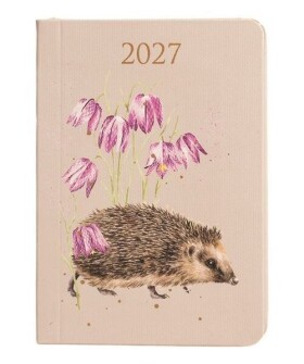Mini diář 2027 Wrendale Designs, A7 - Ježek