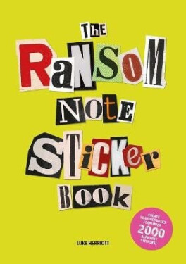 Ransom Note Sticker Book - Vladimír Dolínek