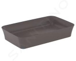 IDEAL STANDARD - Ipalyss Umyvadlo na desku, 650x400 mm, bez přepadu, slate grey E1886V5