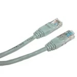 UTP patchcord Cat.6 0,5 m šedý economy / Patch kabel / RJ45-RJ45 / nestíněný