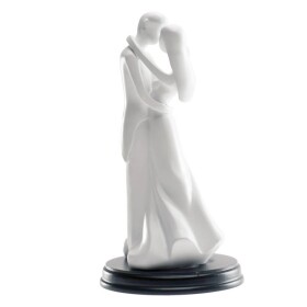 Dortisimo Dekora figurka bílá Líbající se novomanželé 21 cm