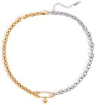 ELENYS Safety Heart – pozlacený náhrdelník 18K žluté zlato Délka: 41+5 cm / max. 46 cm