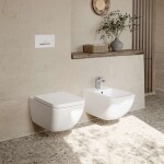 VILLEROY & BOCH - Venticello Závěsný bidet, s 1 otvorem pro baterii, CeramicPlus, alpská bílá 441100R1