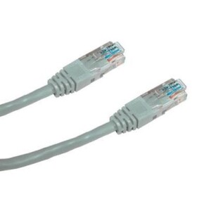 DATACOM Patch kabel UTP CAT5E 0.5m šedý křížený