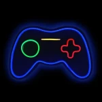 2Kids Toys LED NEON LIGHT lampička Gamepad (2D98107)