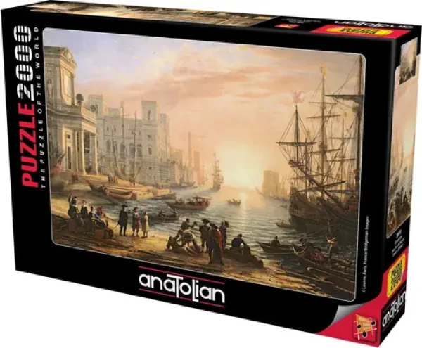 ANATOLIAN Puzzle Přístav při západu slunce