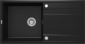 DEANTE Eridan černá Granitový dřez odkapávačem ZQE_N713
