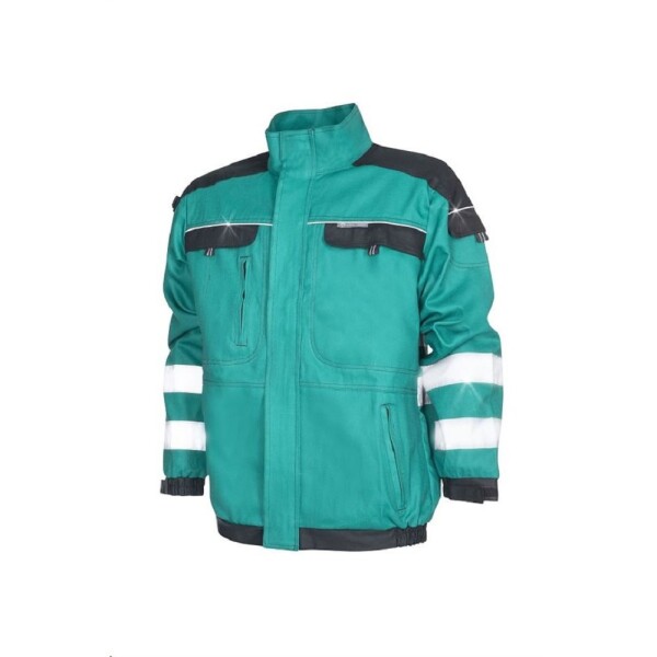 Montérková bunda COOL TREND reflexní H8933 zeleno-černá 52-54/L zeleno-černá