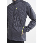 Pánská ekologická bunda pro běh na lyžích CRAFT Storm Balance šedá/žlutá M