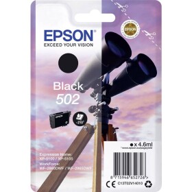 Epson Ink T02V1, 502 originál černá C13T02V14010