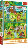 TREFL Puzzle Jurský svět: Malí dinosauři