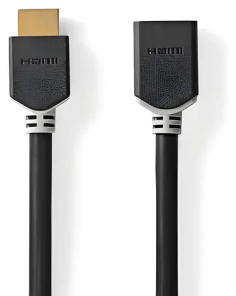 Nedis High Speed HDMI 1 m antracit / Prodlužovací kabel HDMI / 8K 60Hz / 48 Gbps / eARC / Ethernet (CVBW35090AT10)