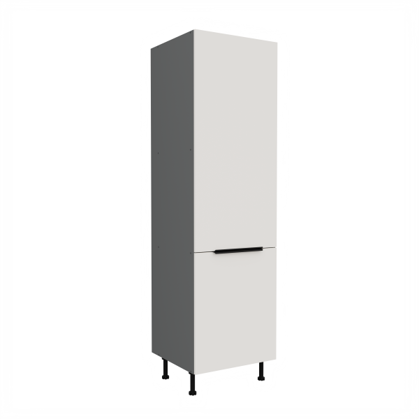 Vysoká potravinová skříňka Aria ANT 60 DK-210 2F Barva korpusu: Antracit, Barva dvířek: WH - Crystal white AFM