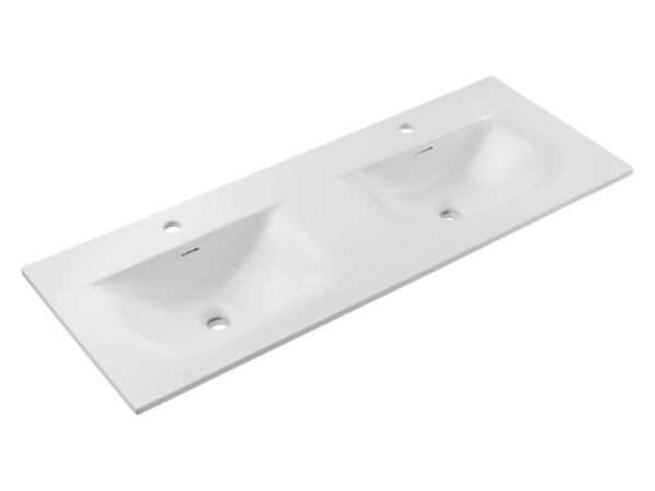 COMAD - Nábytkové umyvadlo SKY, MATT WHITE 120cm 5907611662939