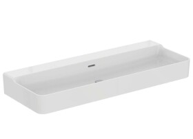 IDEAL STANDARD - Conca Ceram Dvojumyvadlo 120x45 cm, s přepadem, bez otvoru pro baterie, bílá T380501