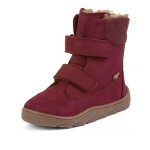 Dívčí zimní barefoot boty ZERU TEX WINTER Bordeaux Froddo G3160240-8 - 28