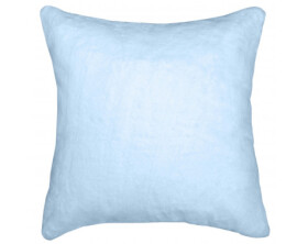Dekorační plyšový polštář Rabbit 45x45 cm, světle modrý