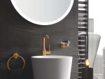 GROHE - Essence Umyvadlová baterie s výpustí, kartáčovaný Cool Sunrise 32628GN1
