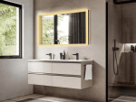 Zrcadlo se senzorem SAT Vision 60x100 cm transparent SATZVIOBLED60100 SATZVIOBLED60100