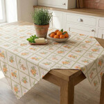 Ubrus s potiskem VINTAGE HARVEST 140 x 180 cm