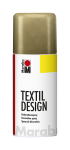 Barva na textil ve spreji Marabu Textil Design spray 150 ml - zlatá metalická 784