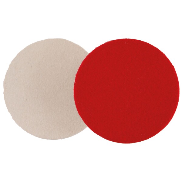 LEVIOR 22070 Kotouč leštící, 115mm, filc, suchý zip