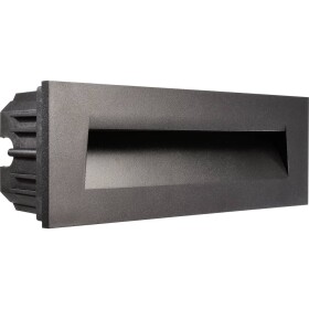 Deko Light 930478 Abdeckung Schwarz Rundung für Light Base III Outdoor kryt, hliník, (d x š x v) 250 x 90 x 24 mm, 1 ks