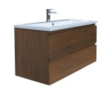 Koupelnová skříňka s umyvadlem SAT B-Way 99x50x45 cm ořech mat BWAY2100NUTU BWAY2100NUTU