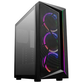 Cooler Master CMP 510 ARGB černá / ATX / 1x USB-A 3.2 / 1x USB-A 2.0 / 3x 120mm / bez zdroje / průhledná bočnice (CP510-KGNN-S04)