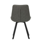 Jídelní židle, šedá, látka vintage, HC-V3066 GREY3