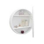 Zrcadlová skříňka s osvětlením SAT 60x60 cm kov SATZGALED60BI SATZGALED60BI