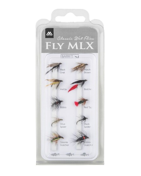 Mikado Sada mokrých mušek Wet Flies Barbed 10ks,Mikado Sada mokrých mušek Wet Flies Barbed 10ks