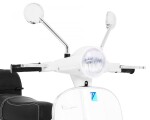Mamido Dětský elektrický skútr Vespa bílý