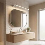 Koupelnové nástěnné LED svítidlo SWE030-1W 80cm CHROME OSW-20129