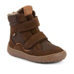 Chlapecké zimní barefoot boty TEX WINTER Dark Brown Froddo G3160247-17 - 31