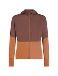 ICEBREAKER M 200 Realfleece Descender LS Zip Hoodie, Carob/Dusty Clay velikost: XL