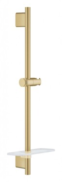 GROHE - Rainshower SmartActive Sprchová tyč s poličkou, 60 cm, kartáčovaný Cool Sunrise 26602GN0