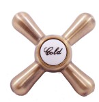 RAV Slezák - Ručka RETRO - studená voda,Stará mosaz (Bronz) KR1001SM KR1001SM