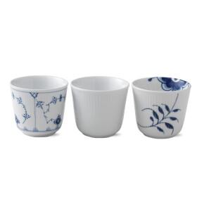 Royal Copenhagen Porcelánové termo hrnky Gifts With History 260 ml – set 3 ks, bílá barva, porcelán