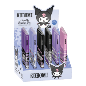 Gumovatelné bombičkové pero Colorino Kuromi, mix motivů