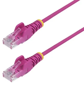 StarTech CAT6 Slim růžová / Síťový kabel / U/UTP / RJ-45 / 7 m / PVC (N6PAT7MPKS)