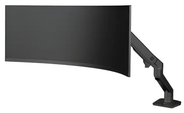 ERGOTRON HX Desk Monitor Arm VHD Pivot černá / Stolní rameno pro monitor / Zakřivení 1000R / Nosnost 17 kg (45-693-224)
