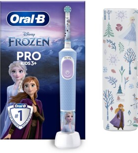 Oral-B Pro Kids 3+ Frozen s pouzdrem / Elektrický dětský zubní kartáček / sonický / 2 režimy / od 3 let (Pro Kids 3+ Frozen)