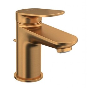 DURAVIT - Wave Umyvadlová baterie s výpustí, kartáčovaný bronz WA1010001004
