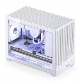 Jonsbo D32 PRO bílá / Počítačová skříň / Mini-Tower / mATX / Temperované sklo (D32 PRO WHITE)