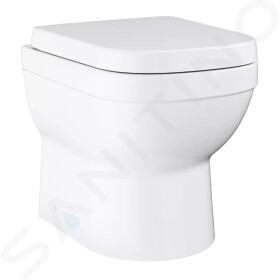 GROHE - Euro Ceramic Stojící WC se sedátkem SoftClose, rimless, alpská bílá 39555000