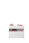 FRONTI Komoda SIGMA SI12 Bílá lux + beton